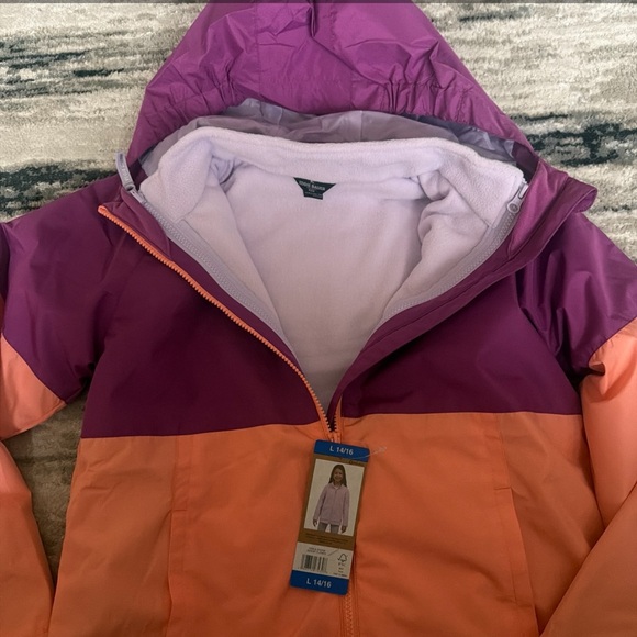 NWT Eddie Bauer Youth 3-in-1 Jacket Desert Flower Girls size Large 14-16 - Picture 6 of 6